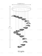 Staircase Acrylic Unique Pendant Light