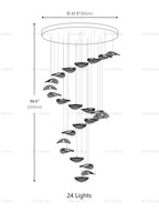 Staircase Acrylic Unique Pendant Light