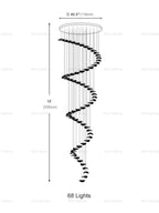 Staircase Acrylic Unique Pendant Light