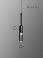 Duplex Smoky Crystal Staircase Pendant Light