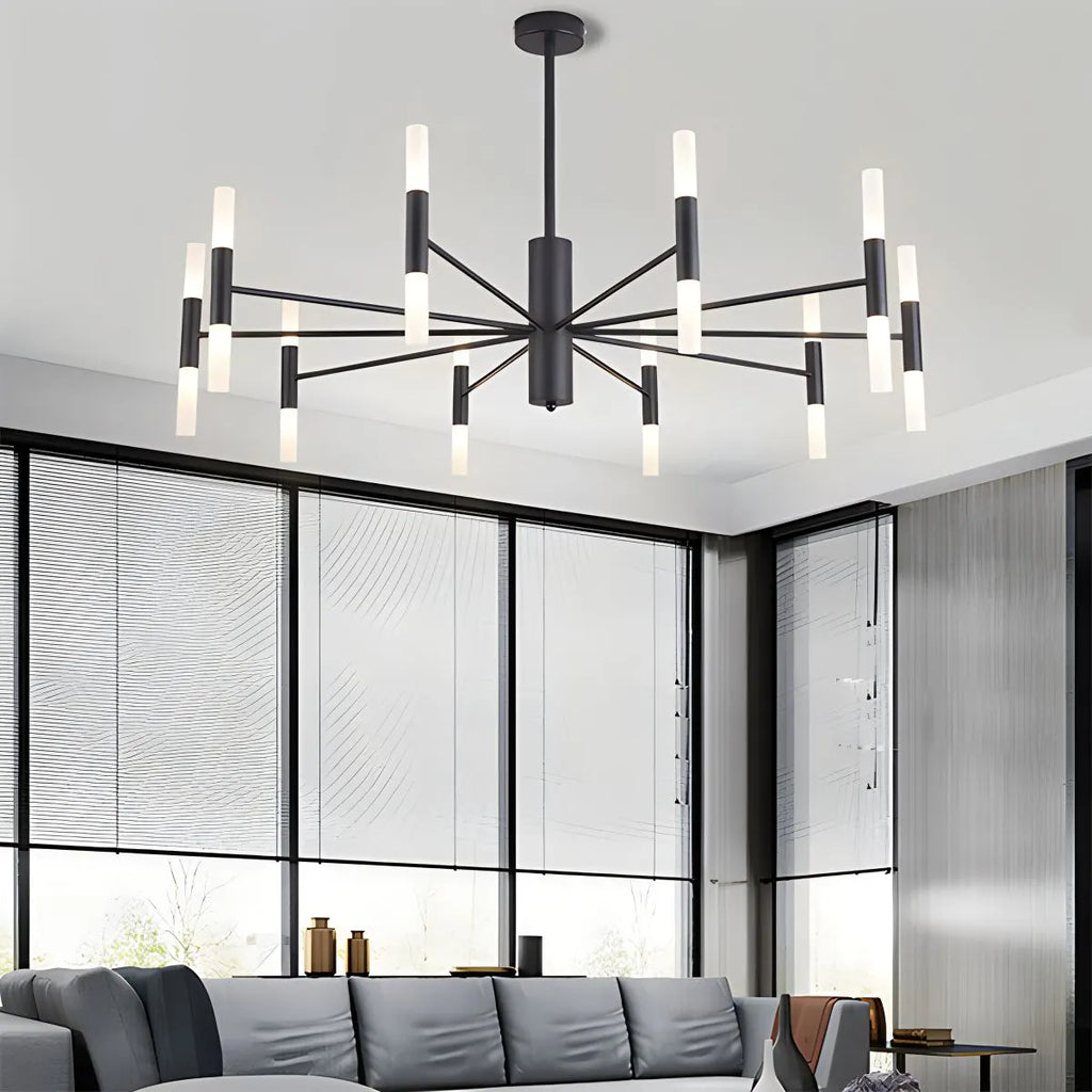 Adjustable Round Tube Chandelier