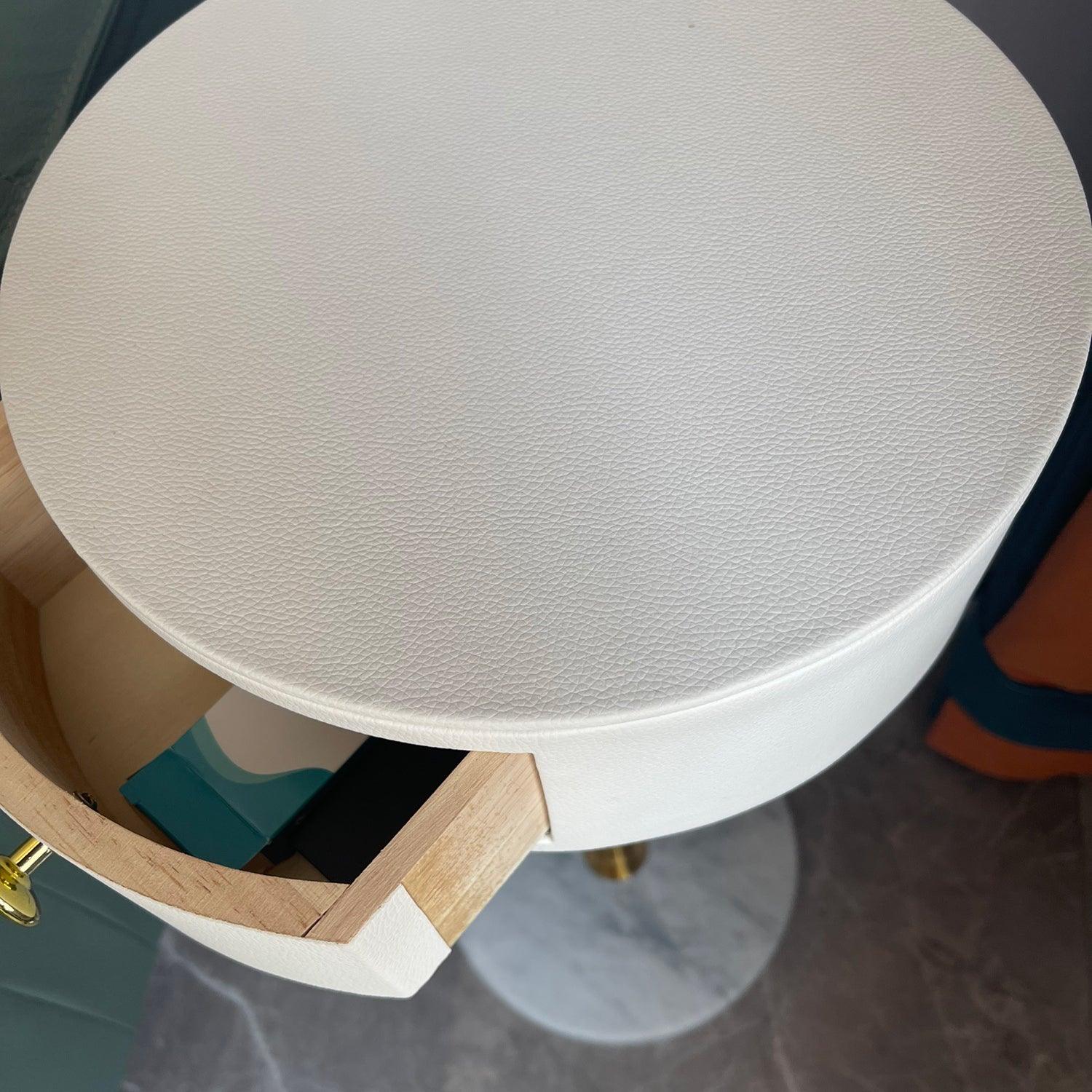 Agueda Floor Lamp – Marble & Metal Standing Light in Green or Black with Gold Accents