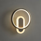 Round Brass Wall Light