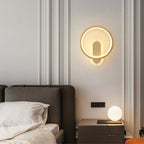 Round Brass Wall Light