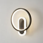 Round Brass Wall Light
