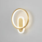 Round Brass Wall Light