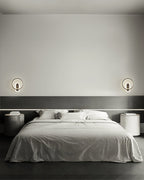 Round Brass Wall Light