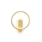 Round Brass Wall Light