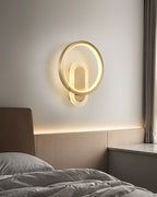 Round Brass Wall Light