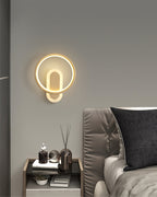 Round Brass Wall Light