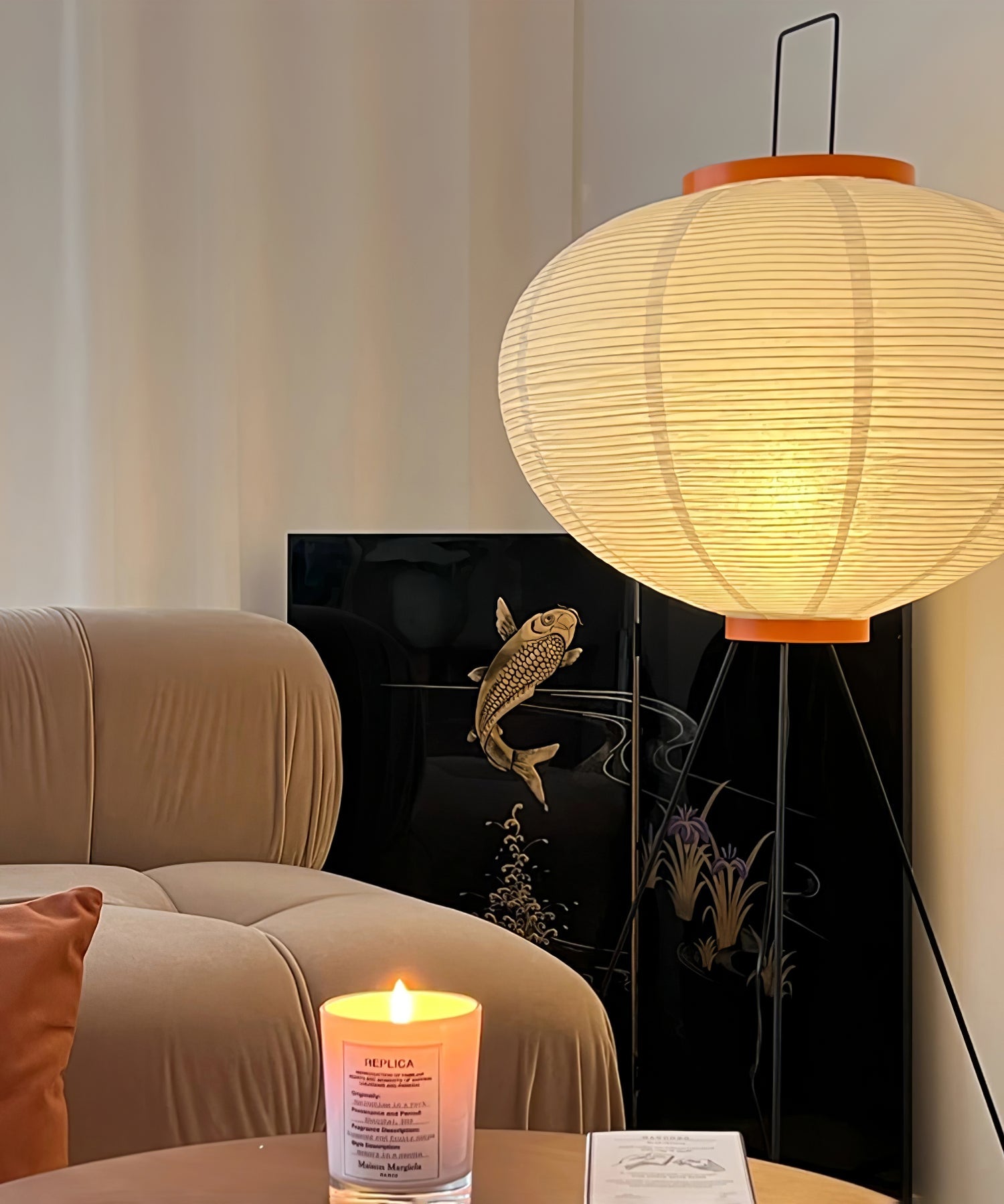 Washi Paper Floor Lamp