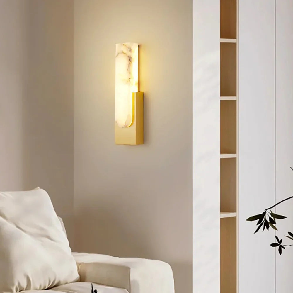 Alabaster Agatha Wall Sconce