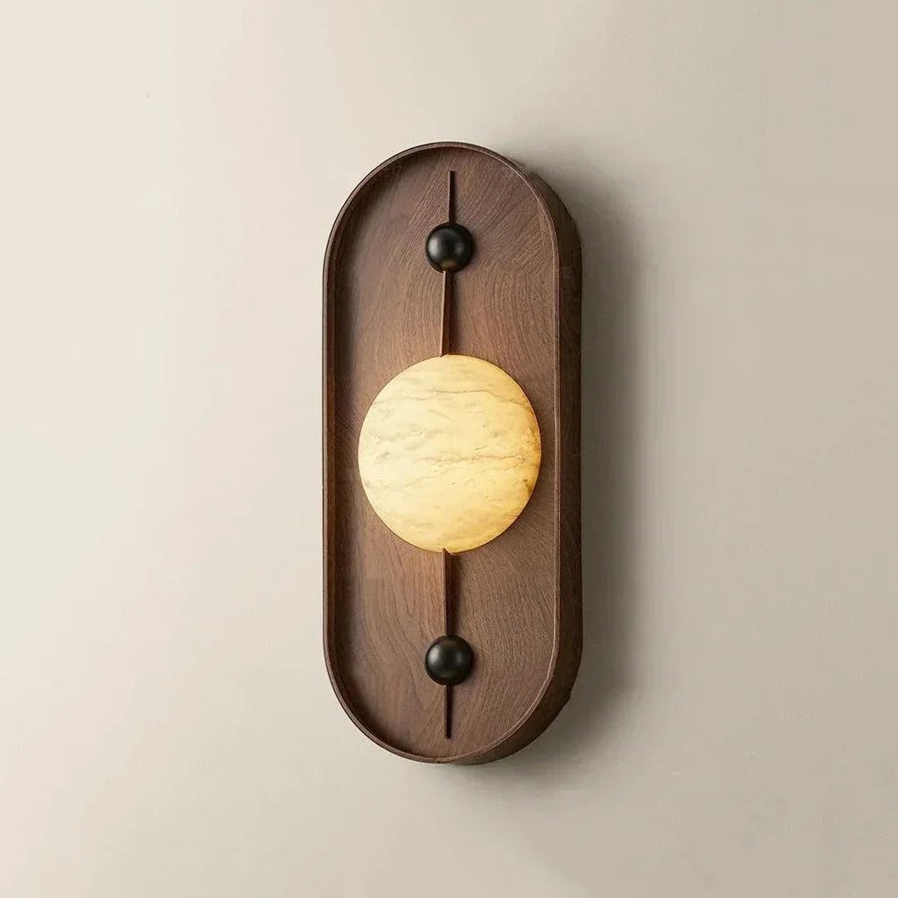 Alabaster Bezel Wall Lamp