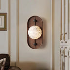 Alabaster Bezel Wall Lamp