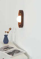 Alabaster Bezel Wall Lamp