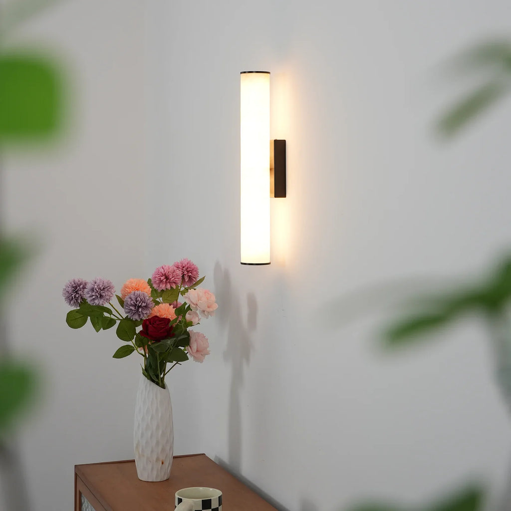 Alabaster Callisto Cylindrical Wall Lamp
