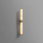 Alabaster Cylindrical Line Wall Light