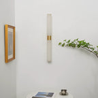 Alabaster Cylindrical Line Wall Light