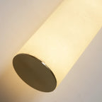 Alabaster Cylindrical Line Wall Light