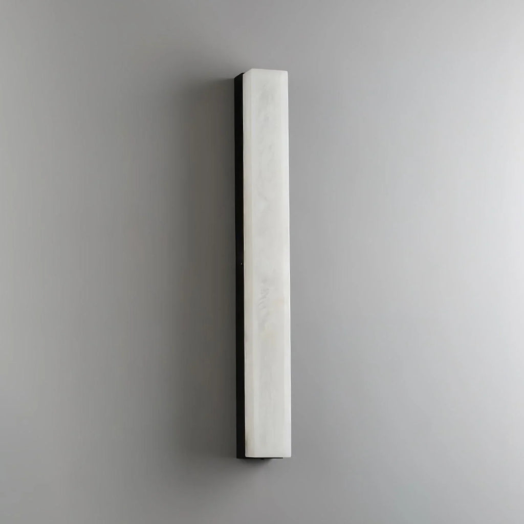 Alabaster Emerson Brass Wall Lamp