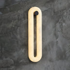 Alabaster Fader Elliptical Wall Lamp