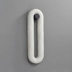 Alabaster Fader Elliptical Wall Lamp