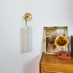 Alabaster Flute Pendant Wall Lamp
