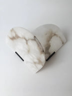 Alabaster Heart Wall Lamp