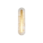Alabaster Oval Wall Light