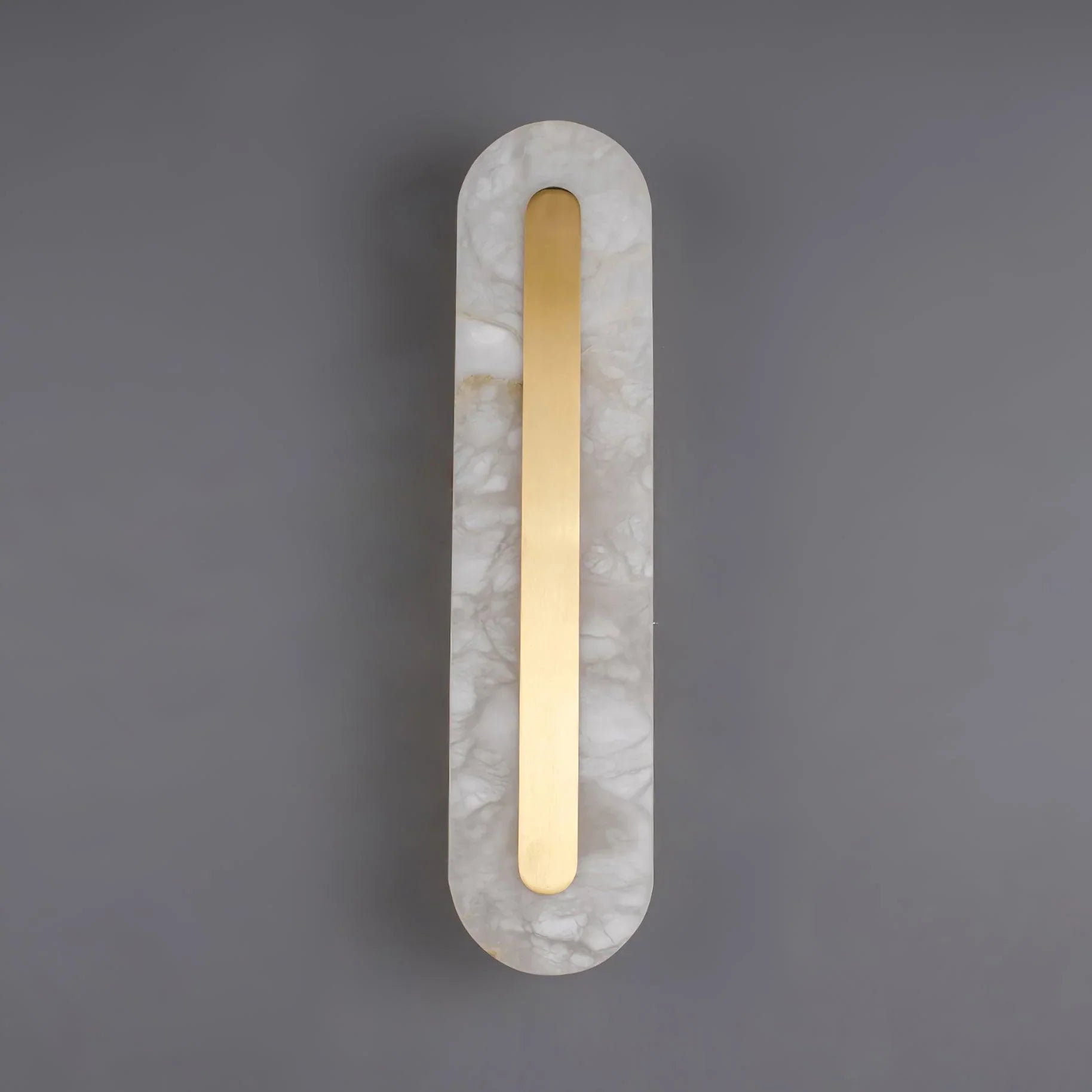 Alabaster Oval Wall Light