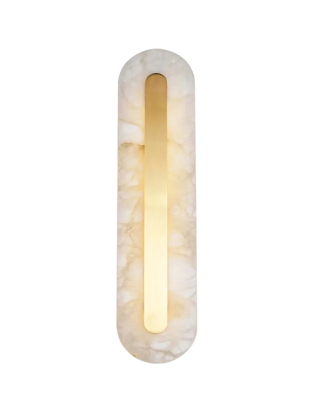 Alabaster Oval Wall Light