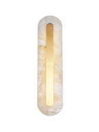 Alabaster Oval Wall Light