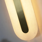 Alabaster Oval Wall Light