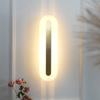 Alabaster Oval Wall Light
