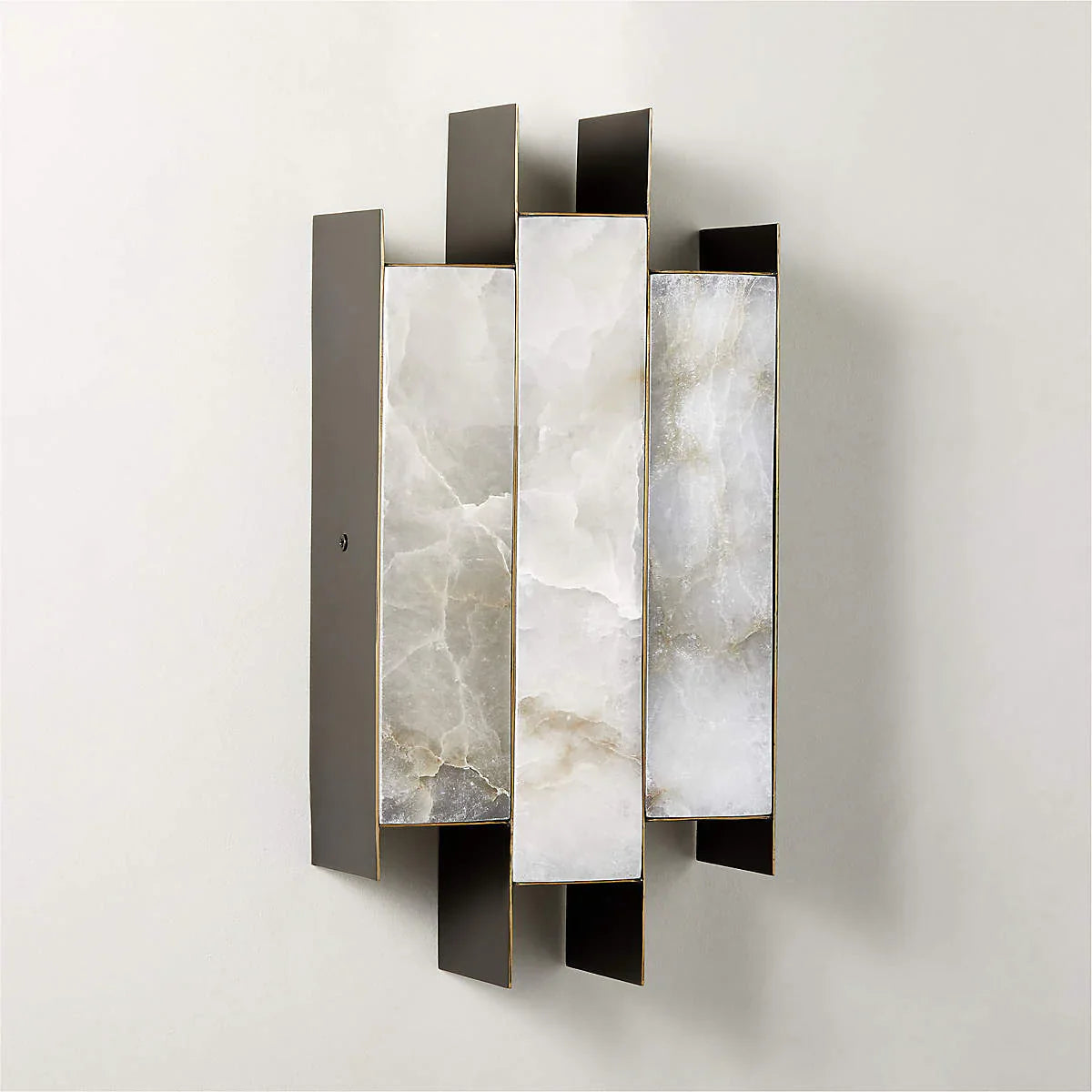 Alabaster Kamila Rectangle Wall Lamp