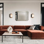 Alabaster Kamila Rectangle Wall Lamp