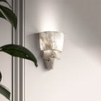 Alabaster Laboratory Cone Wall Light