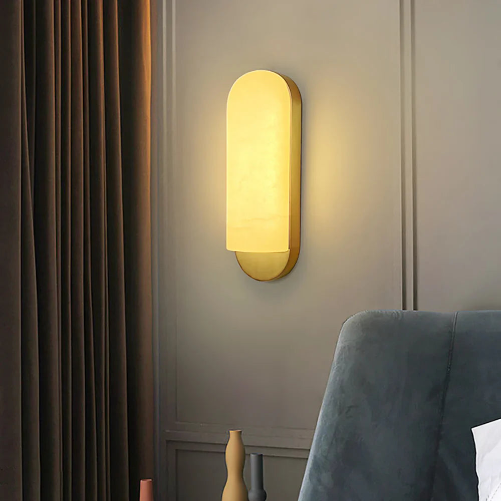 Alabaster Long Strip Wall Lamp