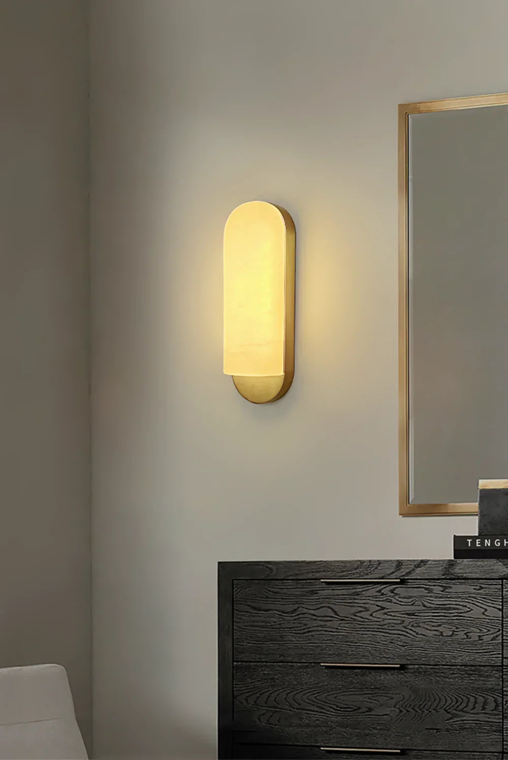 Alabaster Long Strip Wall Lamp