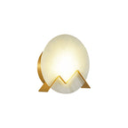 Alabaster M Letter Wall Lamp