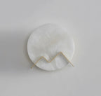 Alabaster M Letter Wall Lamp
