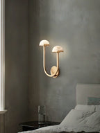 Alabaster Modern Mushroom Wall Lamp