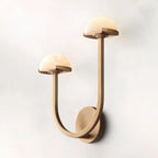 Alabaster Modern Mushroom Wall Lamp