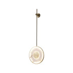 Alabaster Modern Round Strip Wall Lamp