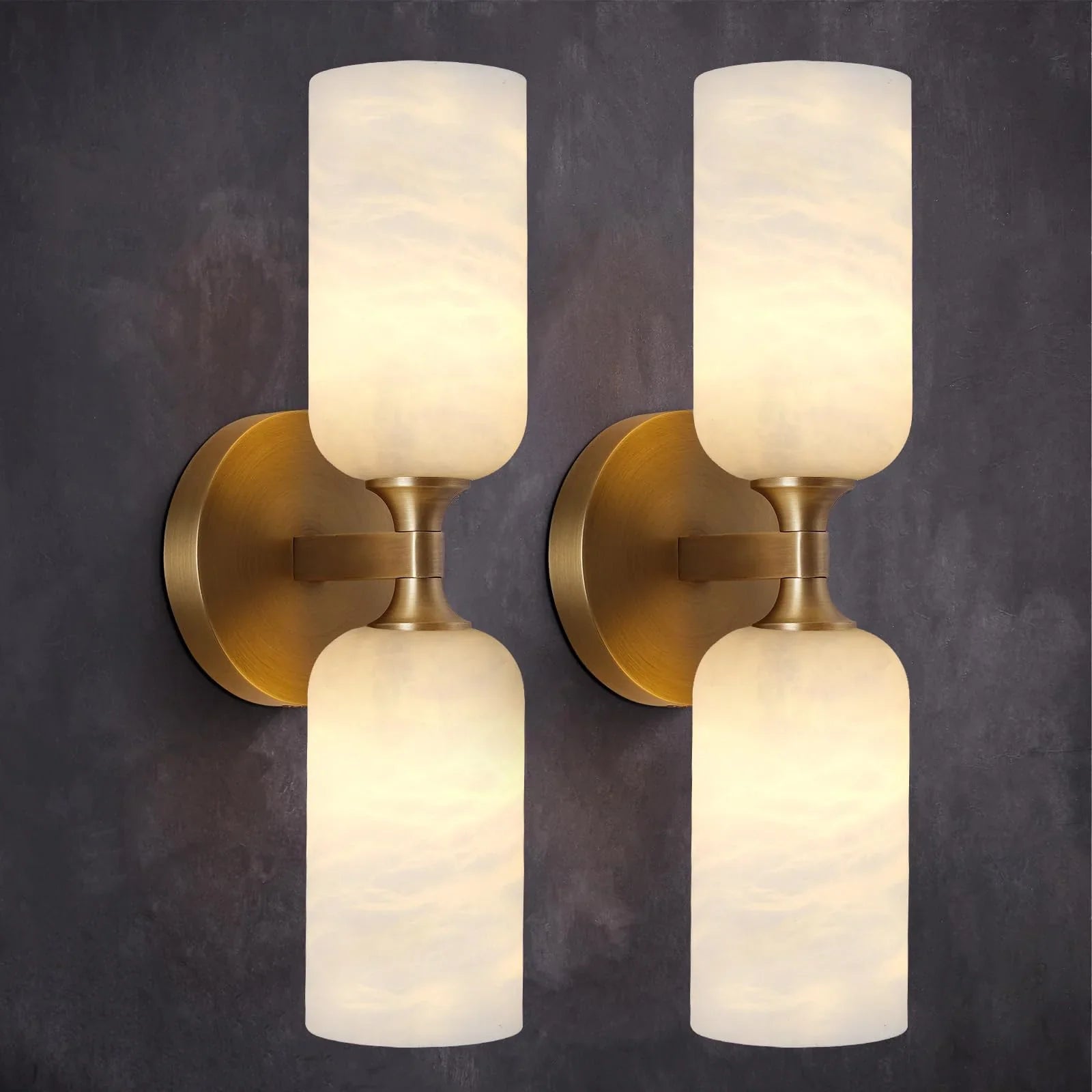 Alabaster Monty Linear Wall Sconce
