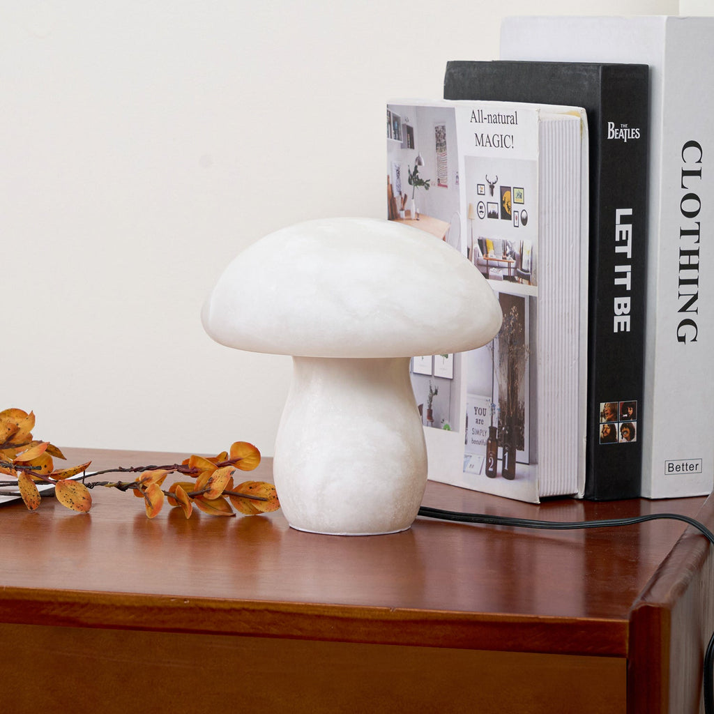 Mushroom Alabaster Table Lamp
