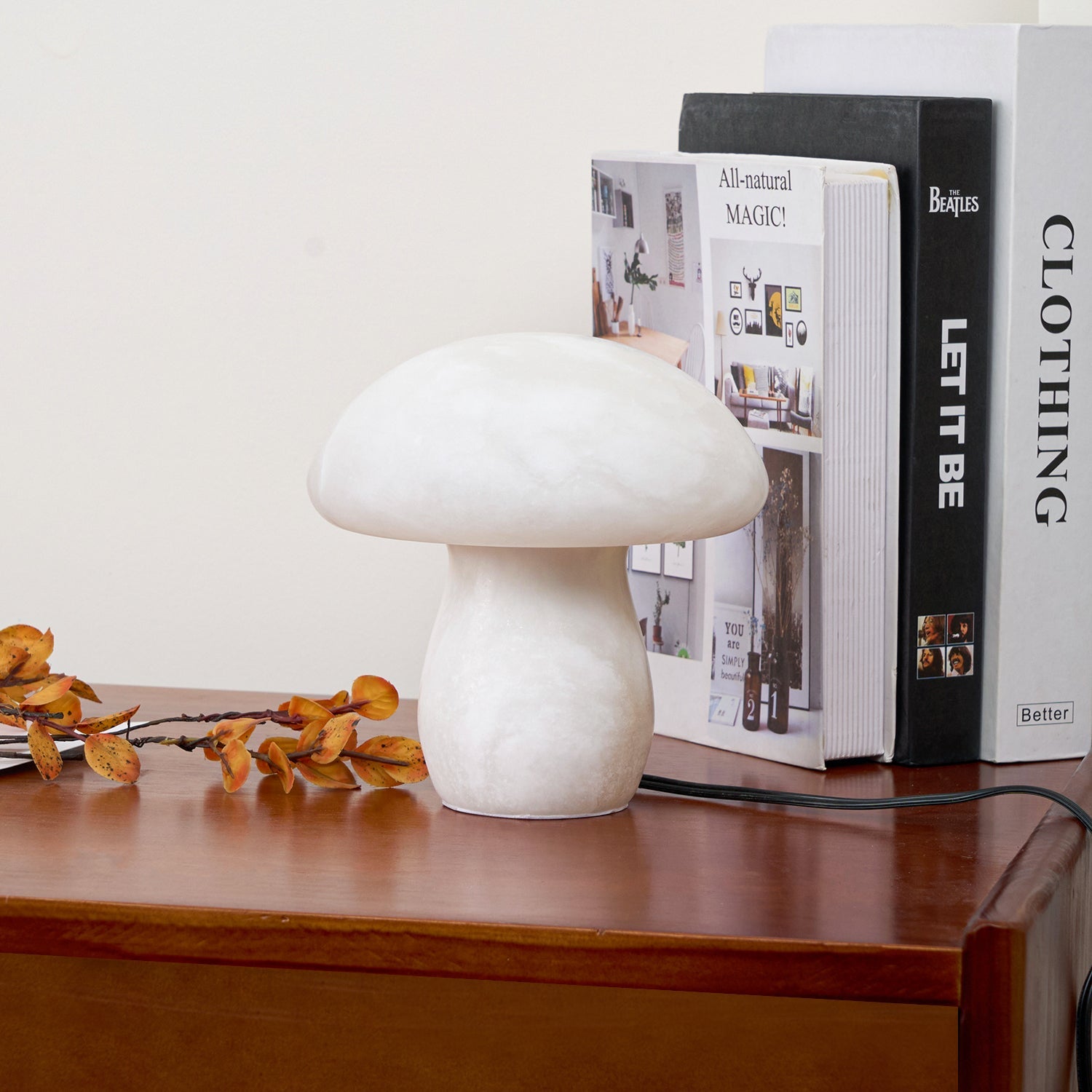 Mushroom Alabaster Table Lamp