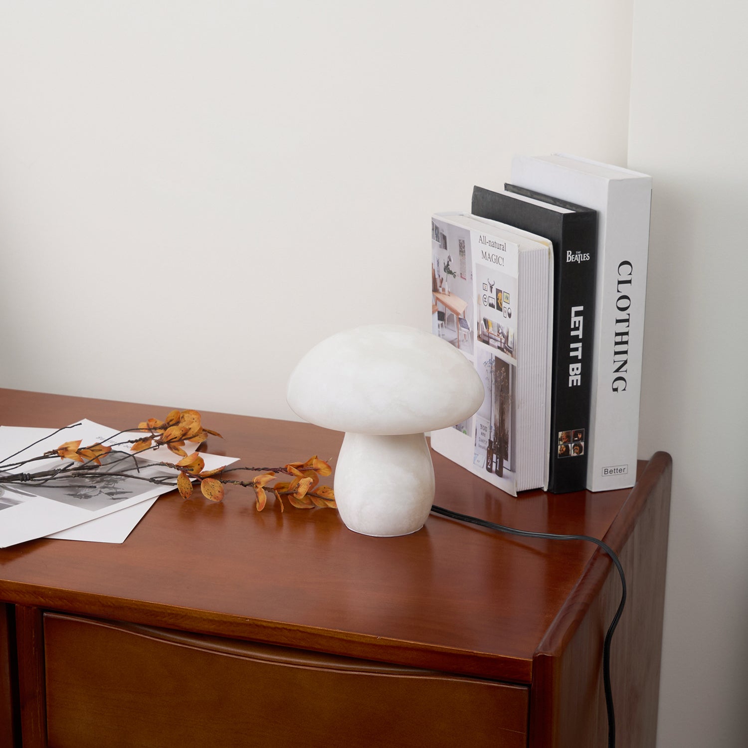 Mushroom Alabaster Table Lamp