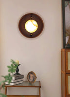 Alabaster Odis Spherical Wall Lamp