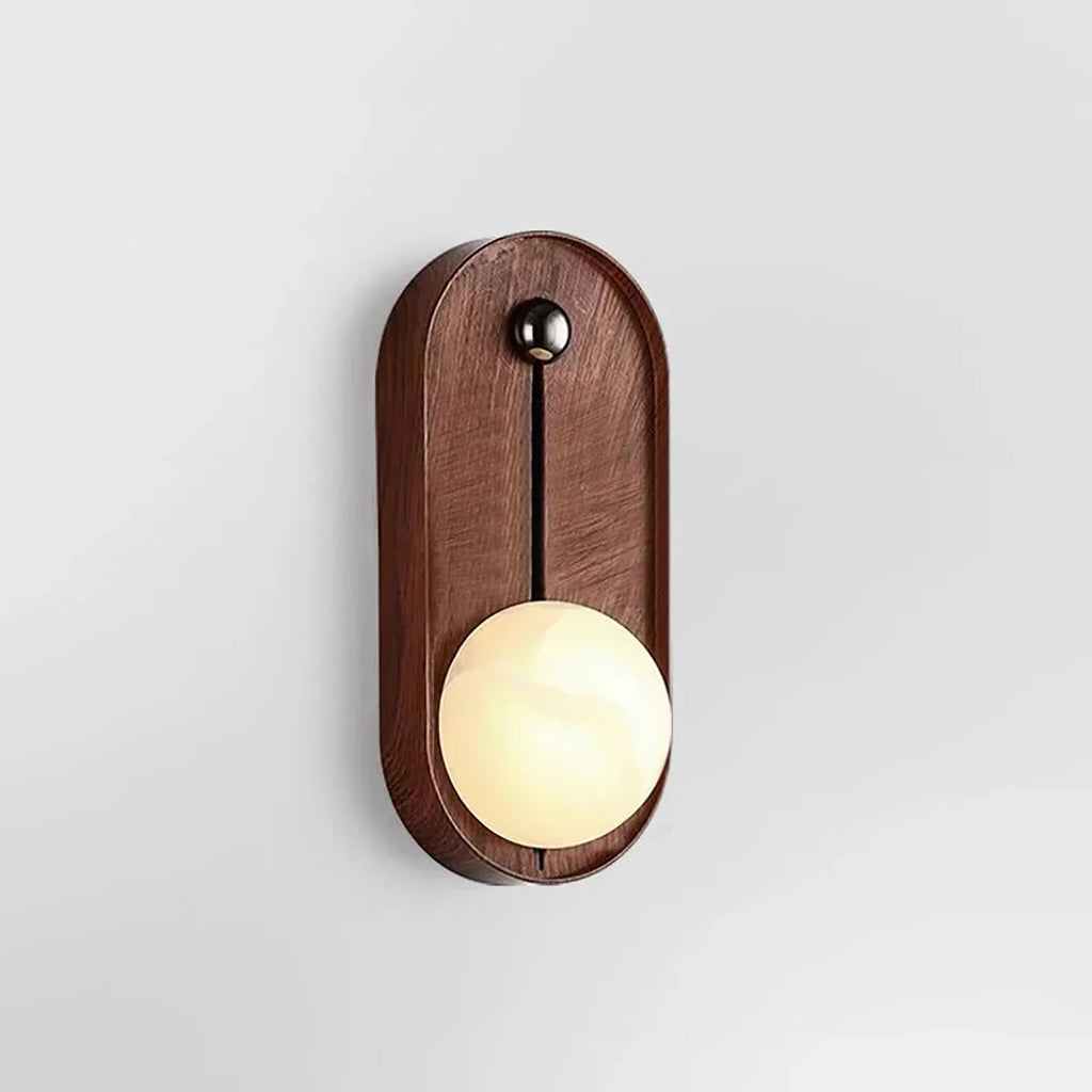 Alabaster Odis Spherical Wall Lamp